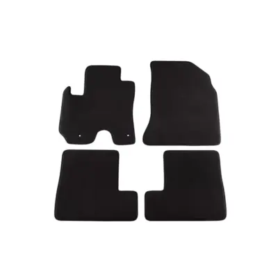 Tappetini Tessuto Triplo Strato Neri Set 4 Pezzi per Toyota RAV4 2003-2006 5
