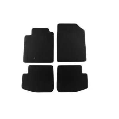 Tappetini Tessuto Triplo Strato Neri Set 4 Pezzi per Toyota Yaris 1999-2005 3
