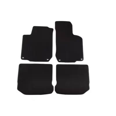 Tappetini Tessuto Triplo Strato Neri Set 4 Pezzi per Volkswagen Golf Iv