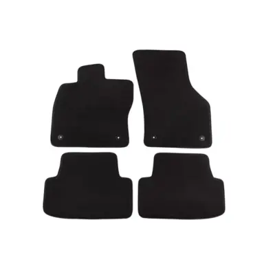 Tappetini Tessuto Triplo Strato Neri Set 4 Pezzi per Volkswagen Golf Vi Combi