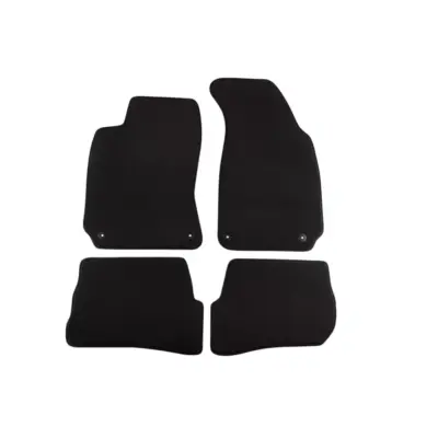Tappetini Tessuto Triplo Strato Neri Set 4 Pezzi per Volkswagen Passat 1996-2001
