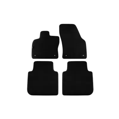 Tappetini Tessuto Triplo Strato Neri Set 4 Pezzi per Volkswagen Tiguan Allspace
