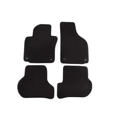 Tappetini Tessuto Triplo Strato Neri Set 4 Pezzi per VW Golf V 2003-2008