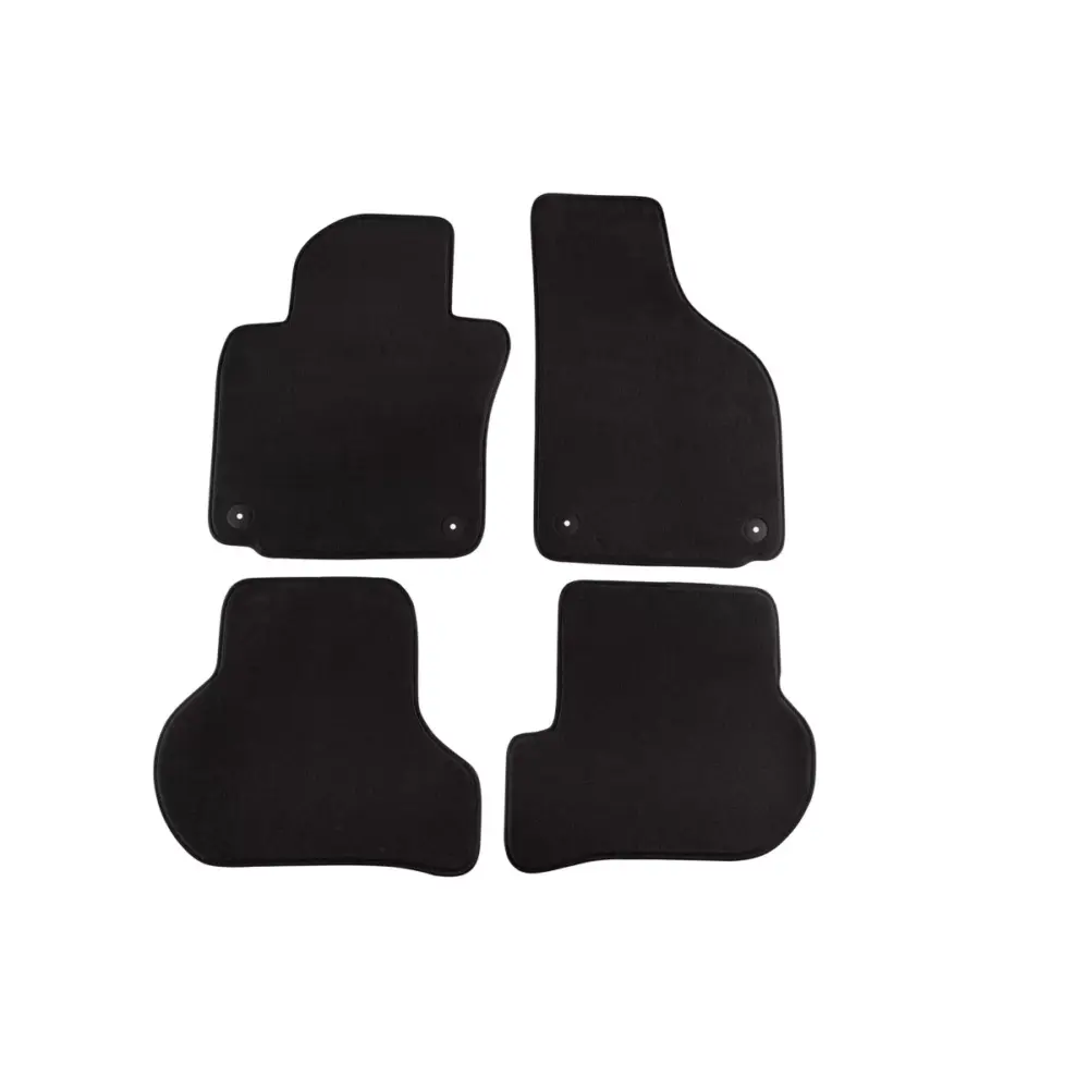 Tappetini Tessuto Triplo Strato Neri Set 4 Pezzi per VW Golf V 2003-2008