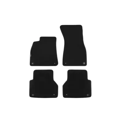 Tappetini Tessuto Triplo Strato Nero Set 4 Pezzi per Audi A6 dal 2018