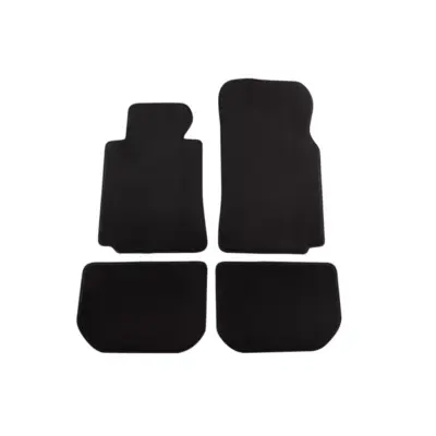 Tappetini Tessuto Triplo Strato Nero Set 4 Pezzi per BMW Serie 7 E38 1994-2001