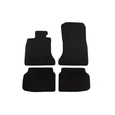 Tappetini Tessuto Triplo Strato Nero Set 4 Pezzi per BMW Serie 7 F01 2008-2015