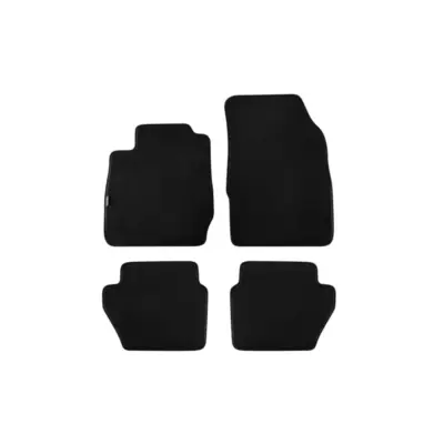 Tappetini Tessuto Triplo Strato Nero Set 4 Pezzi per Ford Fiesta 2011-2017