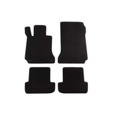 Tappetini Tessuto Triplo Strato Nero Set 4 Pezzi per Mercedes Classe C W204