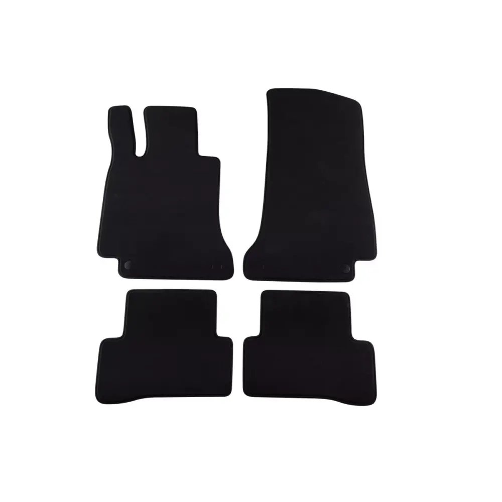 Tappetini Tessuto Triplo Strato Nero Set 4 Pezzi per Mercedes Classe C W205
