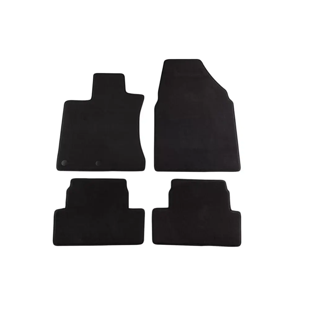 Tappetini Tessuto Triplo Strato Nero Set 4 Pezzi per Nissan Qashqai 2007-2014
