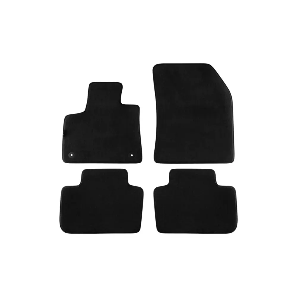 Tappetini Tessuto Triplo Strato Nero Set 4 Pezzi per Peugeot 3008 dal 2016