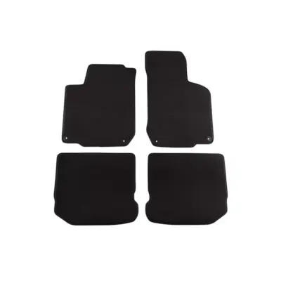Tappetini Tessuto Triplo Strato Nero Set 4 Pezzi per Seat Toledo 1999-2005