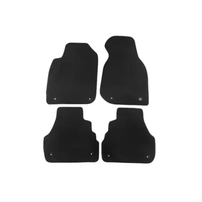 Tappetini Tessuto Triplo Strato Set 4 Pezzi Nero per Audi A6 1998-2005