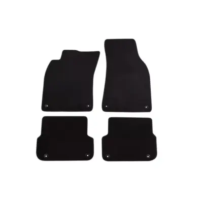 Tappetini Tessuto Triplo Strato Set 4 Pezzi Nero per Audi A6 2006-2011