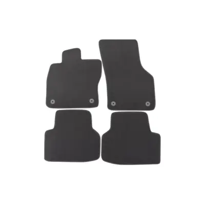 Tappetini Tessuto Triplo Strato Set 4 Pezzi Nero per Audi A8 2010-2017