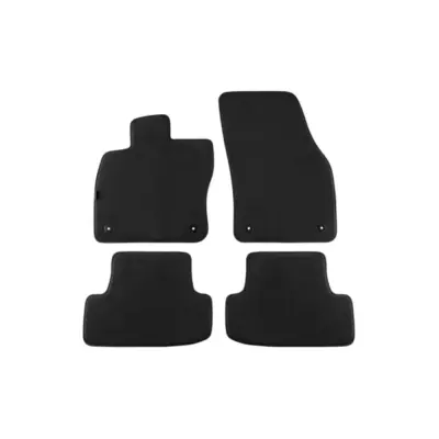 Tappetini Tessuto Triplo Strato Set 4 Pezzi Nero per Audi Q2 dal 2016
