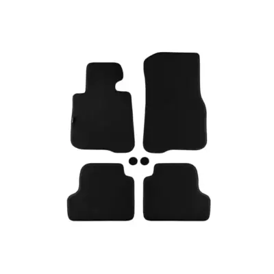 Tappetini Tessuto Triplo Strato Set 4 Pezzi Nero per BMW Serie 4 F32 2013-2020