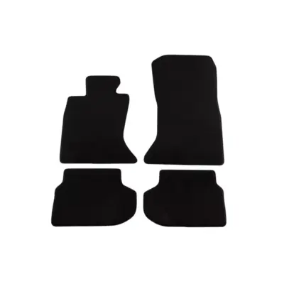Tappetini Tessuto Triplo Strato Set 4 Pezzi Nero per BMW Serie 5 F10 2013-2017