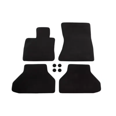 Tappetini Tessuto Triplo Strato Set 4 Pezzi Nero per BMW X6 E71 2008-2014