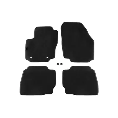 Tappetini Tessuto Triplo Strato Set 4 Pezzi Nero per Ford Mondeo 2007-2012