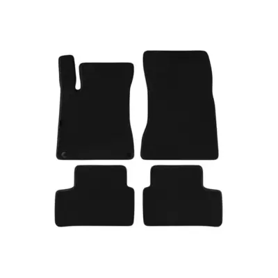 Tappetini Tessuto Triplo Strato Set 4 Pezzi Nero per Mercedes Classe A W177