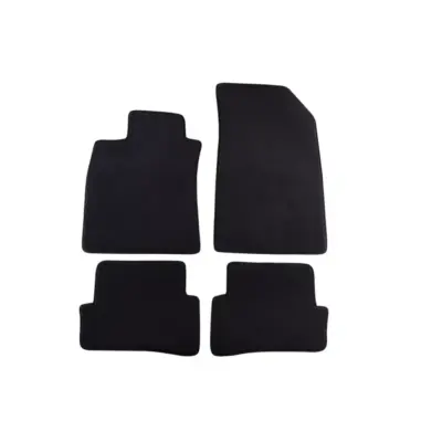 Tappetini Tessuto Triplo Strato Set 4 Pezzi Nero per Renault Clio 2005-2012
