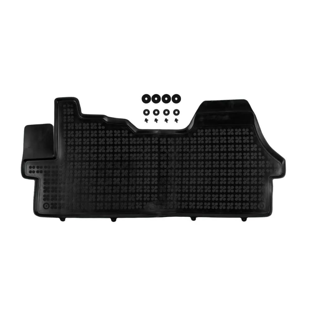 Tappetino Gomma Anteriore Nero 1 Pezzo per Fiat Ducato 2006-2014