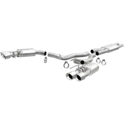 Terminale di Scarico con Valvola Posteriore per Ford Mustang GT V8 18-23