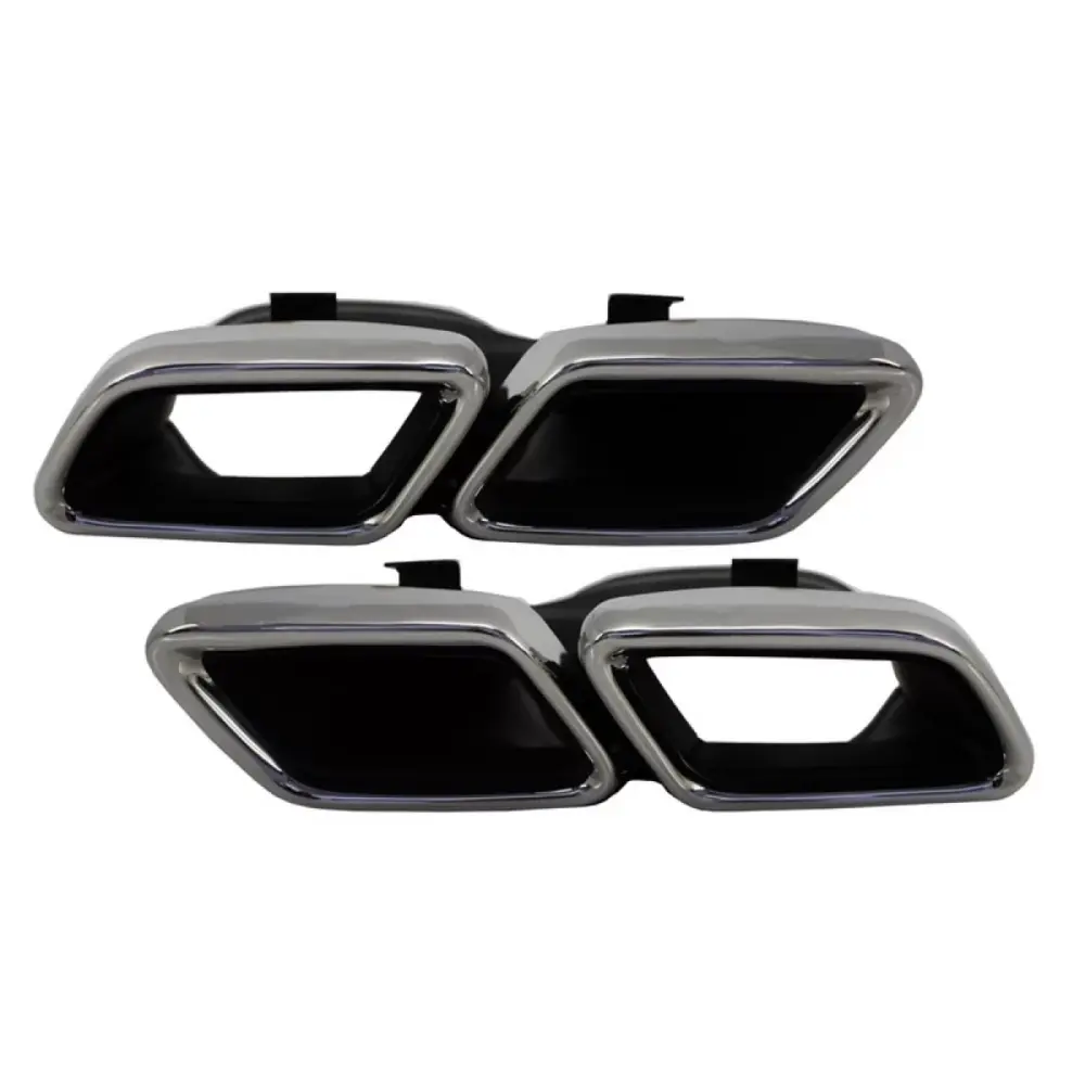 Terminale di Scarico Design a 2 Pezzi per Mercedes C W205 e e W213 S W222 GLE