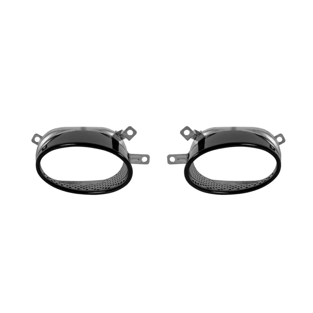 Terminale di Scarico Nero RS per Audi A6 Berlina e Station 2016-2018