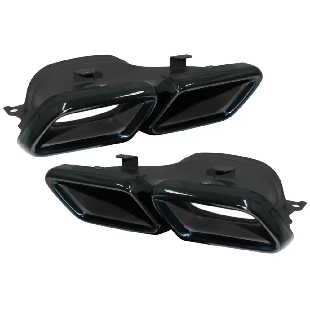 Terminale di Scarico Posteriore Nero Emerald per Mercedes Classe C W205 S205