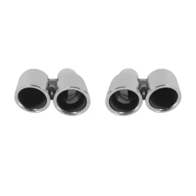 Terminale di Scarico Tondo Cromato GT 270mm per Porsche Panamera 2010-2013