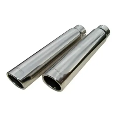 Terminale di Scarico Universale 3 Pollici 76mm Set Doppio
