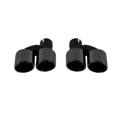 Terminali Neri Lucidi per Audi A4 B8 2012-2015