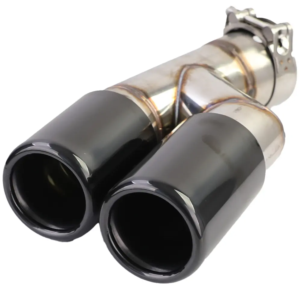 Terminali Scarico Doppio Nero Lucido per BMW F30 F31 316i 318i 320i (2011-2019)