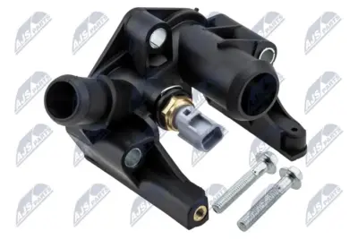Termostato con Custodia per Ford Fiesta V 1.25, 1.4, 1.6 2001-, Focus C-Max 1.6