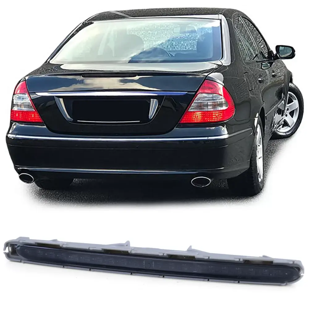 Terzo Stop LED Vetro Trasparente Fumo Nero per Mercedes Classe E W211 02-06