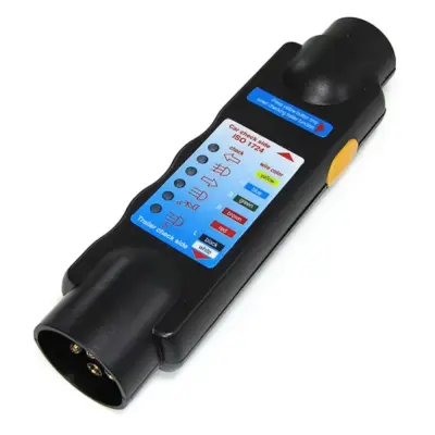 Tester Luci Rimorchio 7 Poli Universale Dispositivo Controllo Trailer