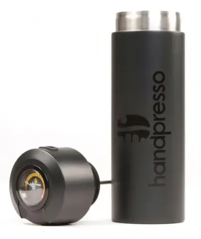 Thermos da viaggio con termometro integrato in acciaio inox e isolamento termico