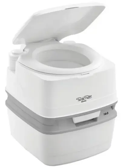 Toilette chimica portatile in plastica rigida accessorio camper barca viaggio