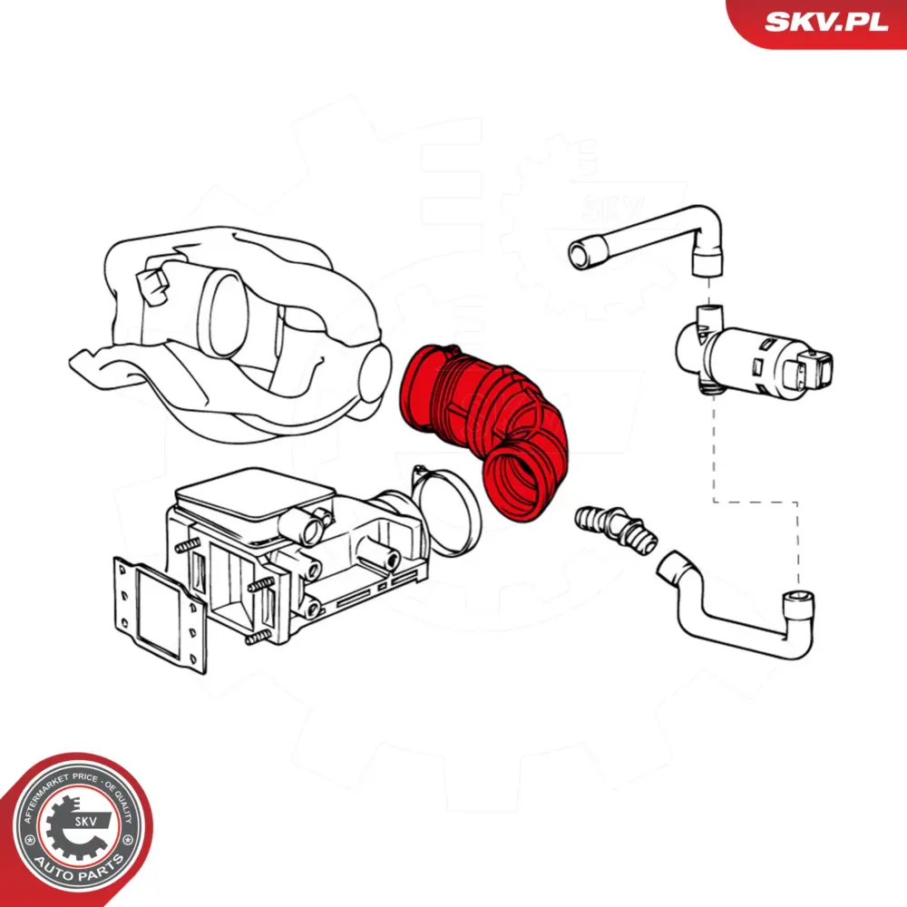 Tubo di aspirazione per BMW Serie 3 (E36) 1247829