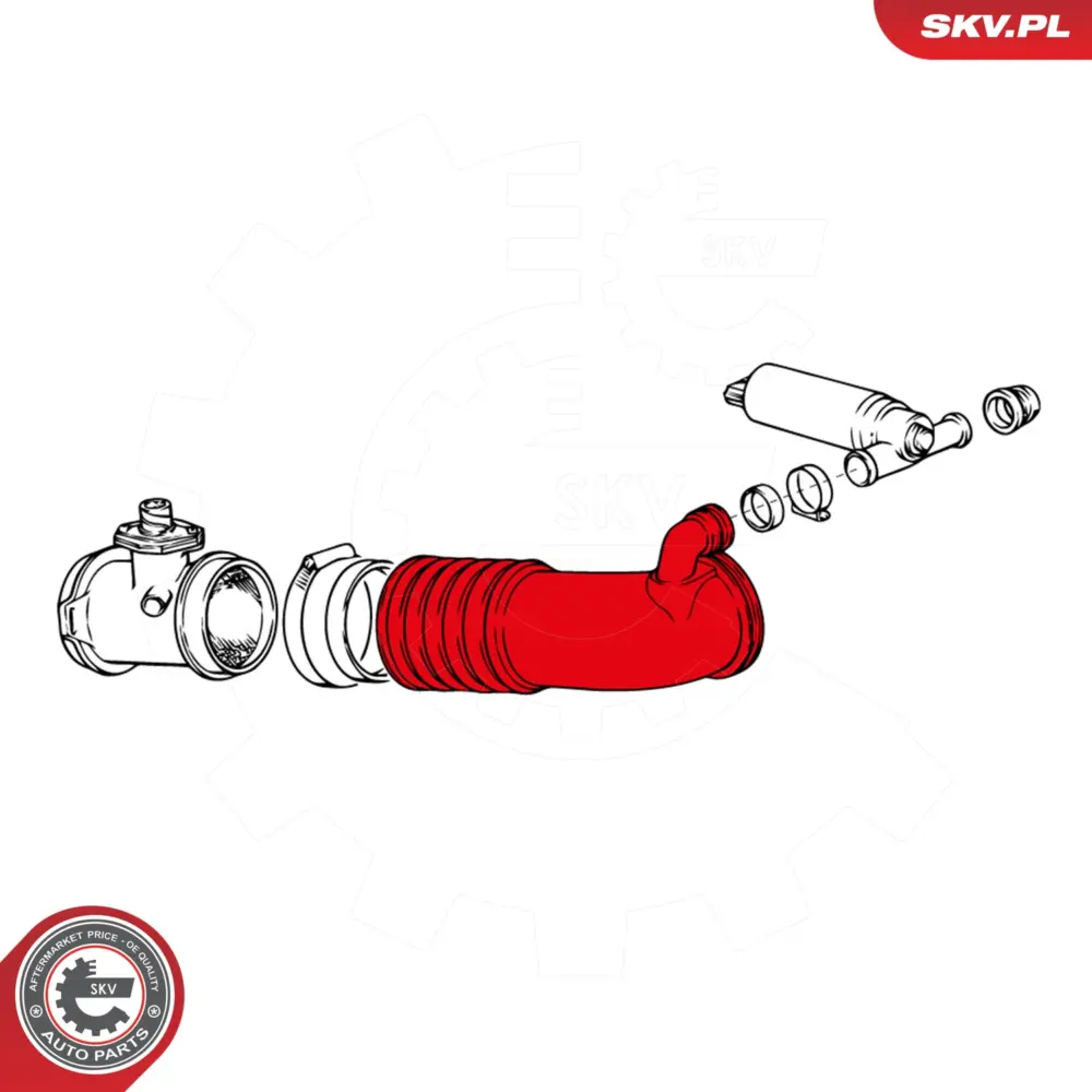 Tubo di aspirazione per BMW Serie 5 (E34) 7 (E32 E38) 13711736200