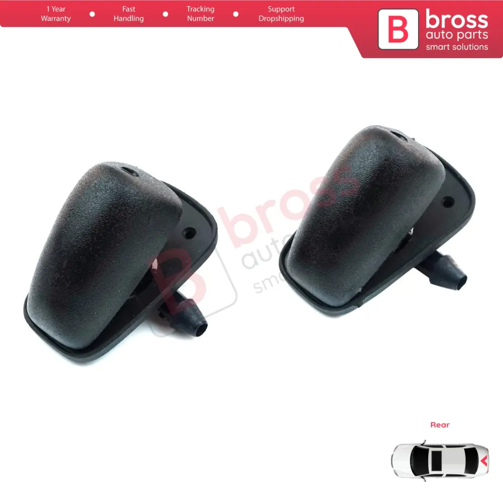 Ugelli Lavafari Posteriori 2 Pezzi per Renault R19 1988-2000 3/5 Porte Hb