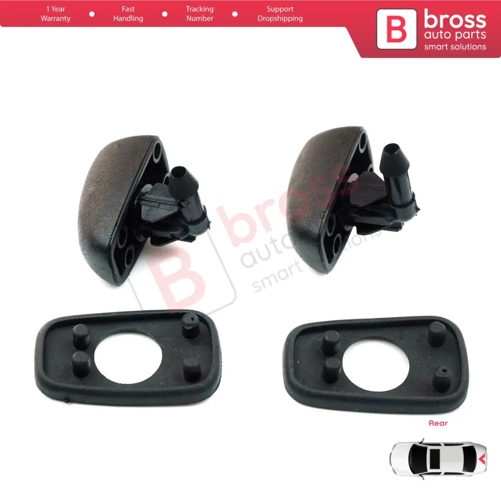 Ugelli Lavafari Posteriori 2 Pezzi per Renault R19 1988-2000 3/5 Porte Hb