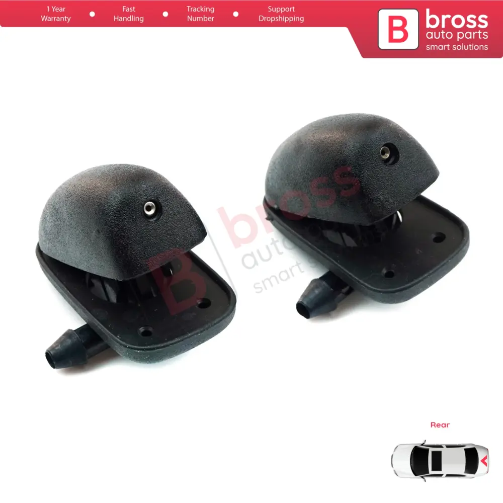 Ugelli Lavafari Posteriori 2 Pezzi per Renault R19 1988-2000 3/5 Porte Hb