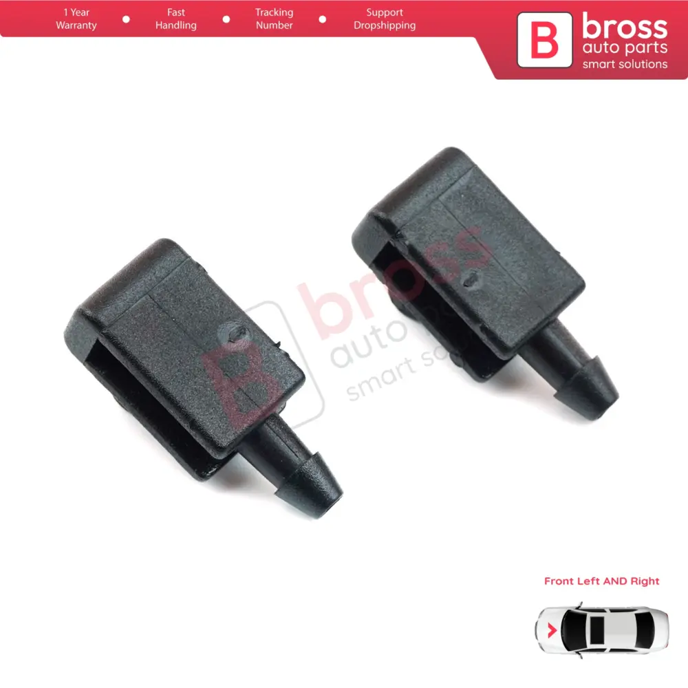 Ugelli Spruzzo Lava Parabrezza Anteriori 2 Pezzi per Renault Scenic Megane MK2
