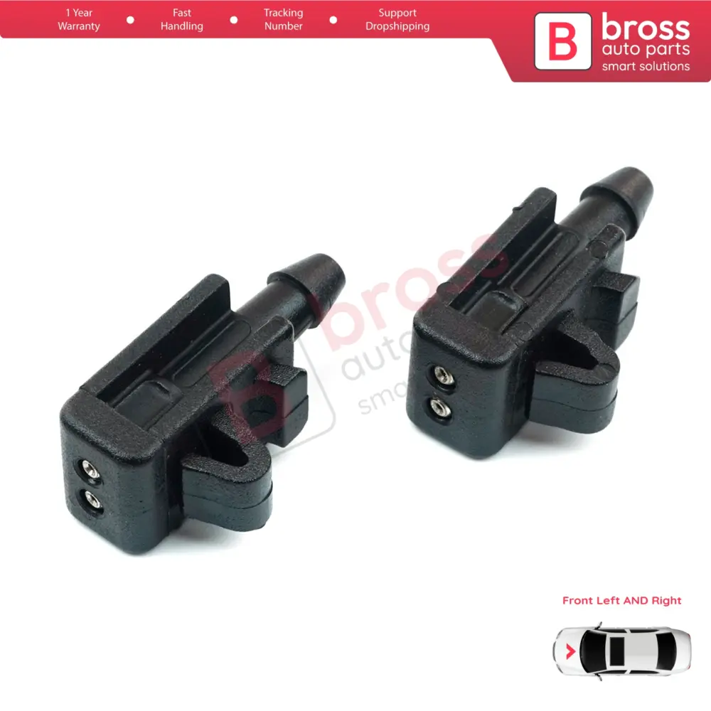 Ugelli Spruzzo Lava Parabrezza Anteriori 2 Pezzi per Renault Scenic Megane MK2