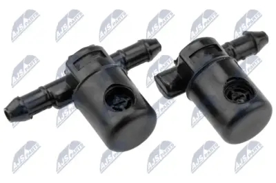 Ugello Acqua Lavaggio Cristallo Anteriore Dx Sx Kit 2 Pezzi per Opel Astra
