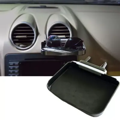 Vassoio Antiscivolo Porta Oggetti Universale per Bocchetta Aria Auto